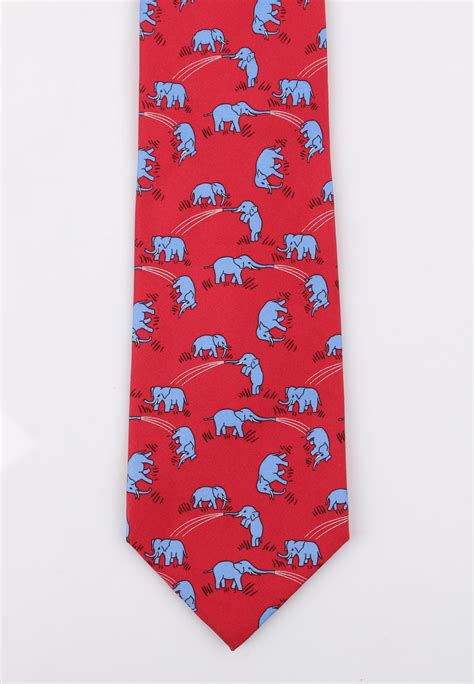 hermes dinosaur tie|Hermes silk ties.